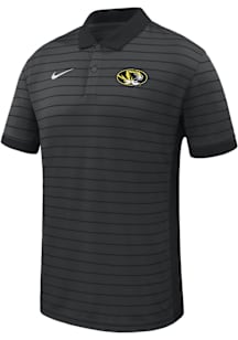 Nike Missouri Tigers Mens Black Primary Team Logo Victory Short Sleeve Polo