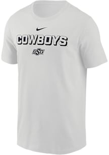 Nike Oklahoma State Cowboys Grey Flat Name Mascot Legend Short Sleeve T Shirt