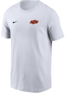 Nike Oklahoma State Cowboys White Flat Name Mascot Legend Short Sleeve T Shirt