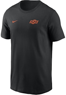 Nike Oklahoma State Cowboys Black Flat Name Mascot Legend Short Sleeve T Shirt