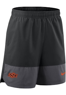 Nike Oklahoma State Cowboys Mens Black Primary Team Logo Woven Shorts