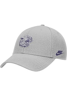 Nike K-State Wildcats Ripstop Structured Club Cap Adjustable Hat - Grey
