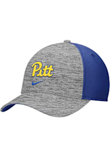 Pitt Panthers Nike Rise Swooshflex Flex Hat - Grey