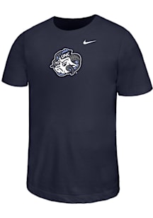 Nike North Carolina Tar Heels Youth Navy Blue Mascot Short Sleeve T-Shirt