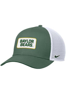 Nike Baylor Bears Rise Pinch Panel Meshback Adjustable Hat - Green