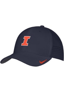 Illinois Fighting Illini Nike Club Swooshflex Flex Hat - Navy Blue