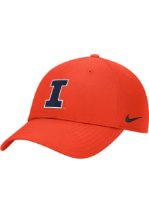 Nike Orange Illinois Fighting Illini Club Cap Ripstop Adjustable Hat