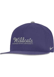 K-State Wildcats Nike Pro Flat Brim Snapback Mens Snapback - Purple
