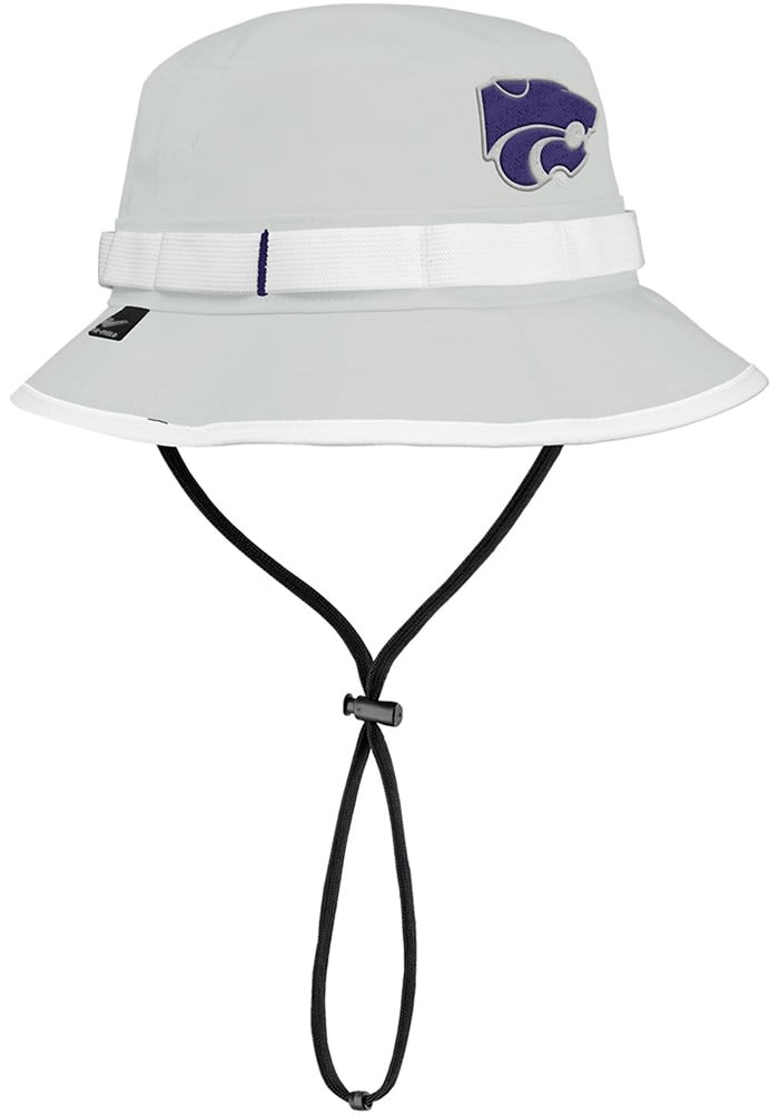 K-State Wildcats Nike GREY Apex Boonie Mens Bucket Hat - 198602849