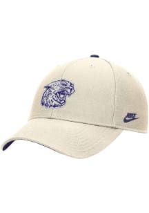 Nike White K-State Wildcats Rise Cap Adjustable Hat
