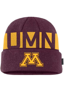 Minnesota Golden Gophers Nike Peak Utility Beanie Mens Knit Hat - Maroon