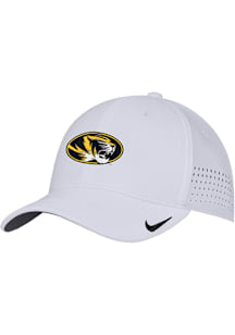 Nike Missouri Tigers Mens White Club Swooshflex Flex Hat