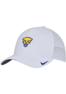 Pitt Panthers Nike Club Swooshflex Flex Hat - White