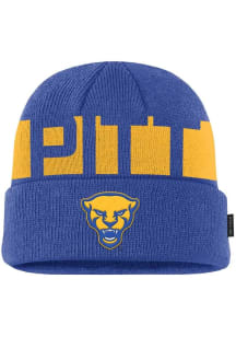 Pitt Panthers Nike Peak Utility Beanie Mens Knit Hat - Blue