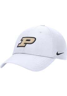 Nike White Purdue Boilermakers Club Cap Ripstop Adjustable Hat