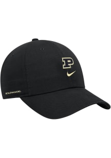 Nike Black Purdue Boilermakers Club Cap Adjustable Hat