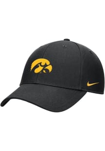 Iowa Hawkeyes Nike Youth Club Cap Ripstop Youth Adjustable Hat - Black