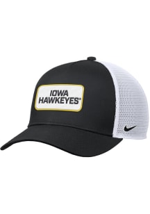 Iowa Hawkeyes Nike Youth Rise Pinch Panel Meshback Youth Adjustable Hat - Black