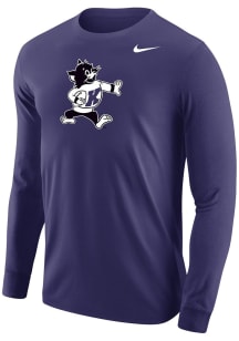 Mens K-State Wildcats Purple Nike Varsity Willie Football Tee