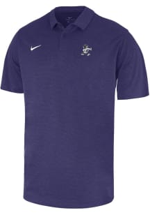 Mens K-State Wildcats Purple Nike Varsity Willie Football Short Sleeve Polo Shirt
