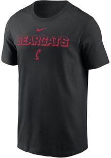 Cincinnati Bearcats Black Nike Flat Name Mascot Legend Short Sleeve T Shirt