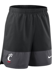 Mens Cincinnati Bearcats Black Nike Primary Team Logo Woven Shorts