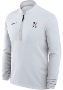 Mens K-State Wildcats White Nike Varsity Willie Soccer Qtr Zip Pullover