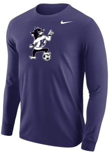 Mens K-State Wildcats Purple Nike Varsity Willie Soccer Tee