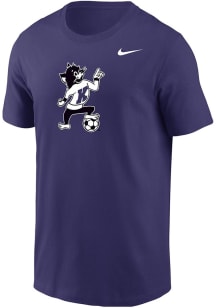 K-State Wildcats Purple Nike Varsity Willie Soccer Short Sleeve T Shirt