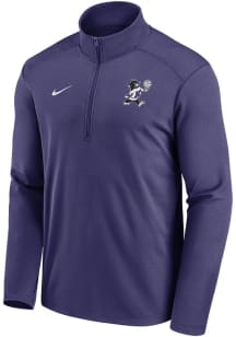 Mens K-State Wildcats Purple Nike Varsity Willie Volleyball Qtr Zip Pullover