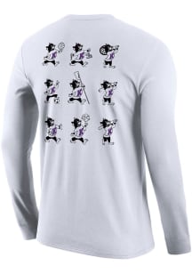 Mens K-State Wildcats White Nike Varsity Willie 2 Hit Tee