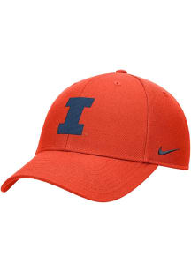 Nike Orange Illinois Fighting Illini Club Cap - Ripstop Adjustable Hat