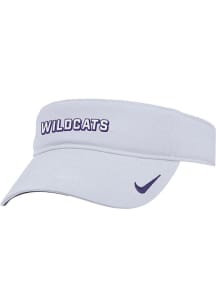 K-State Wildcats Nike Ace Visor - Authentic Mens Adjustable Visor - White