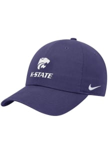 K-State Wildcats Nike Youth Club Cap Youth Adjustable Hat - Purple