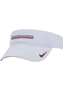 Minnesota Golden Gophers Nike Ace Visor - Authentic Mens Adjustable Visor - White