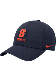 Nike Syracuse Orange club cap Adjustable Hat - Navy Blue
