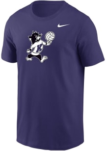 K-State Wildcats Purple Nike Varsity Willie Volleyball Short Sleeve T Shirt