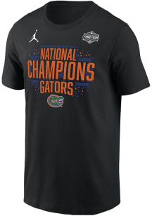Nike Florida Gators Black 2025 Mens Basketball National Champions Short Sleeve T Shirt