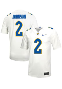 Kenneth Johnson  Mens White Pitt Panthers Football Name And Number Football Jersey
