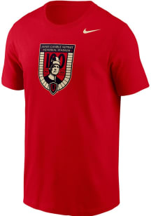 Nike Cincinnati Bearcats Red Sport Drop Nippert 100 Anni Short Sleeve T Shirt