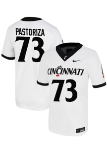 Aiden Pastoriza  Nike Cincinnati Bearcats White VIRTUAL NIL Game Name And Number Football Jersey