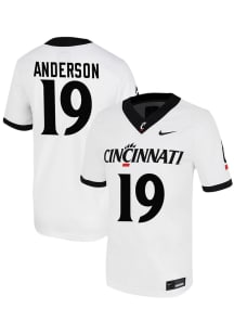 Dakarai Anderson  Nike Cincinnati Bearcats White NIL Game Name And Number Football Jersey