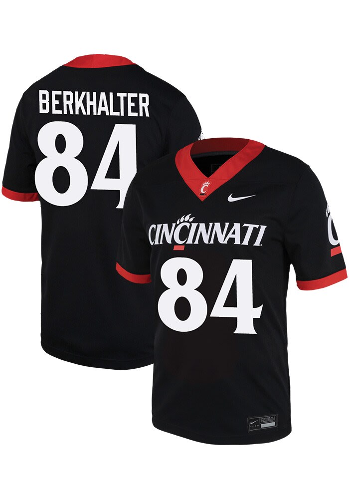 Sterling Berkhalter Nike Cincinnati Bearcats NIL Game Name And Number Football Jersey