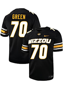 Cayden Green  Nike Missouri Tigers Black NIL Game Name And Number Football Jersey