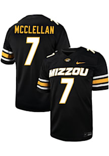 Chris McClellan  Nike Missouri Tigers Black NIL Game Name And Number Football Jersey