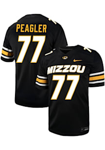 Curtis Peagler  Nike Missouri Tigers Black NIL Game Name And Number Football Jersey