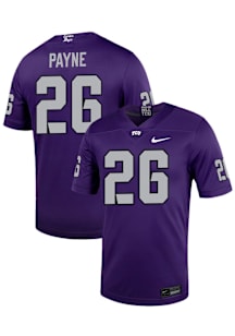 Jeremy Payne  Nike TCU Horned Frogs Purple NIL Game Name And Number Football Jersey