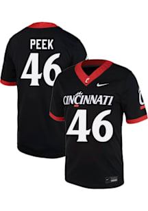 Antwan Peek  Nike Cincinnati Bearcats Black NIL Game Football Jersey
