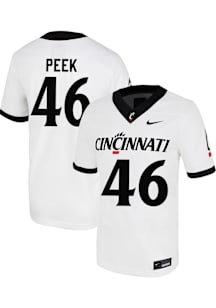 Antwan Peek  Nike Cincinnati Bearcats White NIL Game Football Jersey
