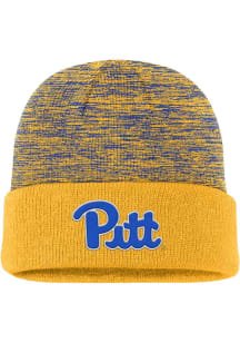 Nike Pitt Panthers Gold C12359 - NK SPACE DIE BEANIE Mens Knit Hat